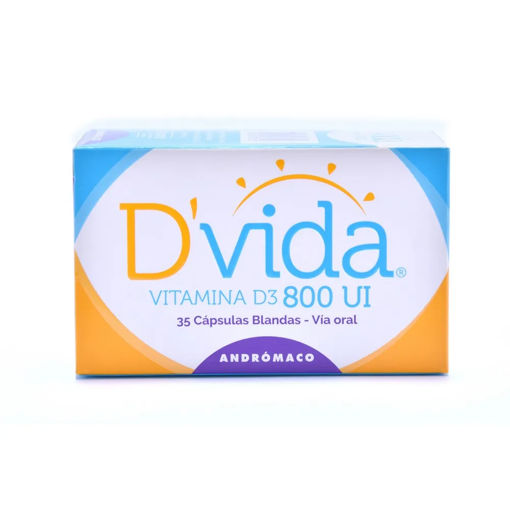 Dvida 800 UI 35 Cápsulas Blandas Andromaco a $12.989