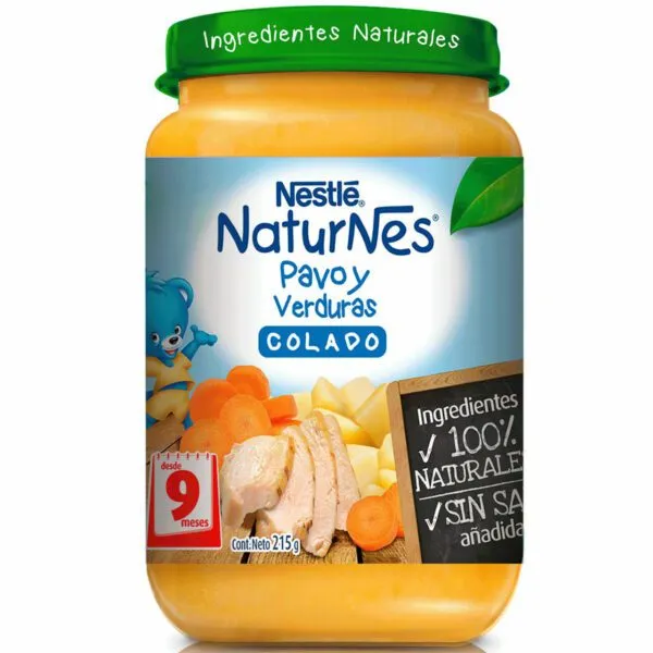 Colado Naturnes Pavo Y Verduras 215 g Colado Nestle a $1.990